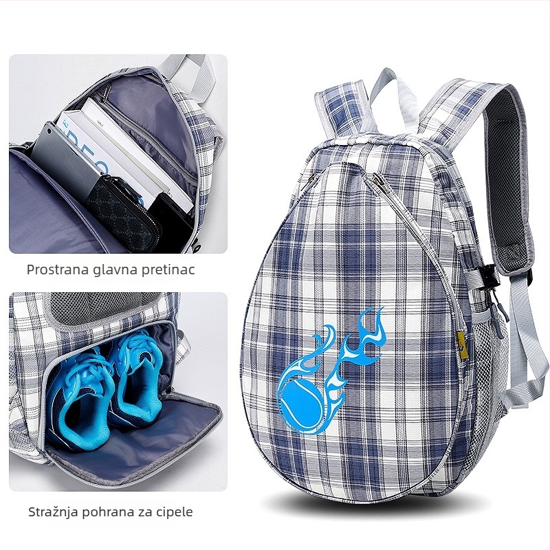 WPOLE Dječja torba za badminton/tenis – Oxford tkanina, prilagodljiva po narudžbi, licencirana privatna oznaka