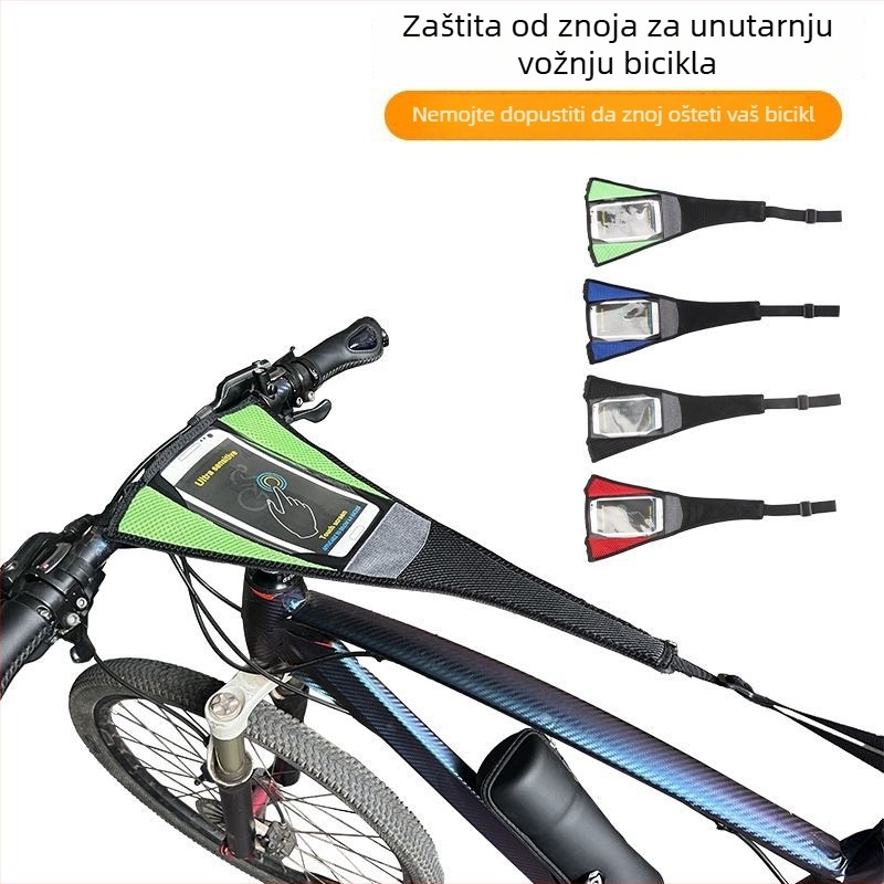 Pojas za zaštitu od znoja za bicikl, poliesterski materijal, kompatibilan s dodirnim zaslonom, unisex, DRCK HROS, prilagodljiva obrada