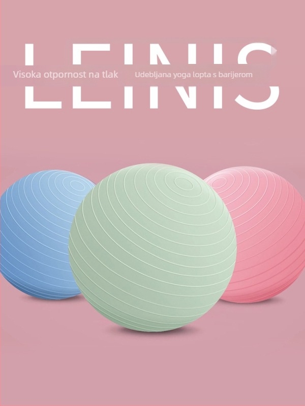 Joga lopta PVC, Wu Hangbin, težina 0.8 kg, pogodna za fitness i masažu