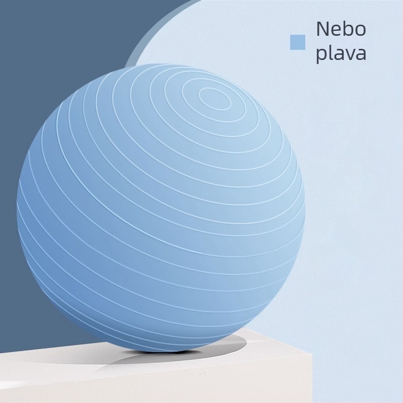 Joga lopta PVC, Wu Hangbin, težina 0.8 kg, pogodna za fitness i masažu