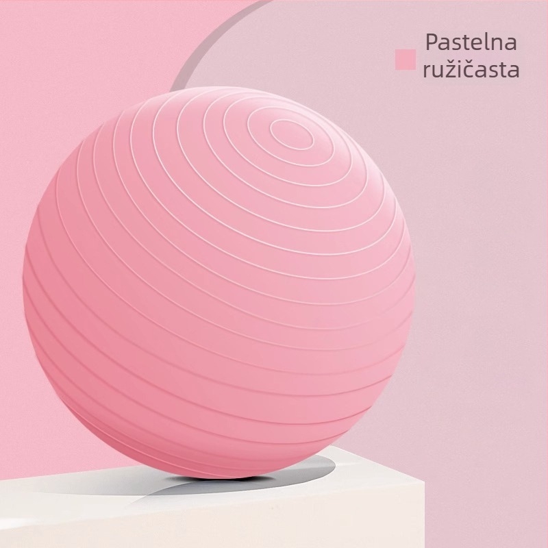 Joga lopta PVC, Wu Hangbin, težina 0.8 kg, pogodna za fitness i masažu