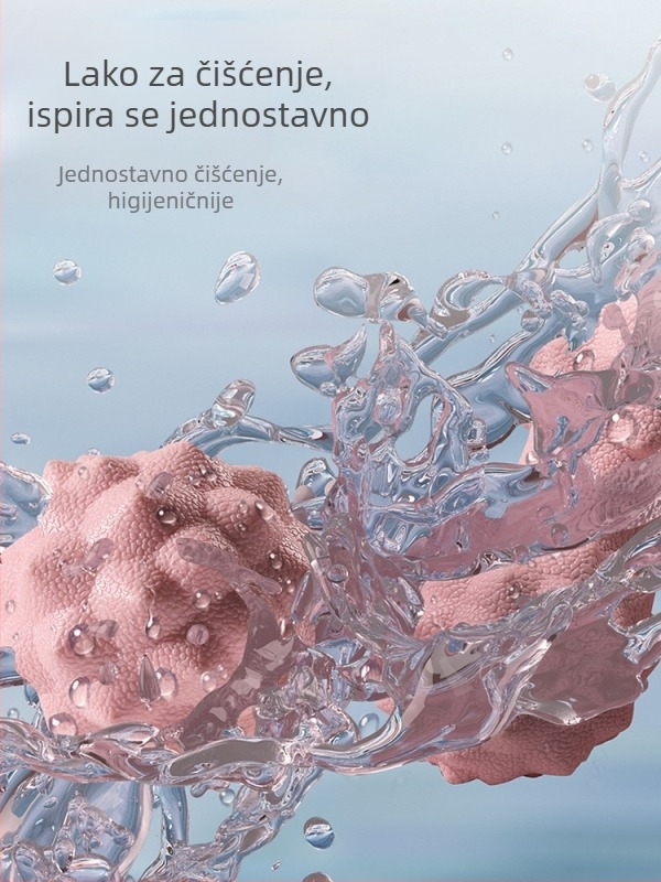 Fascična lopta za masažu — EVA lopta za masažu mišića, joga, luk stopala i masaža leđa; Wave Speed Ball, 150 g, Ji Unlimited.