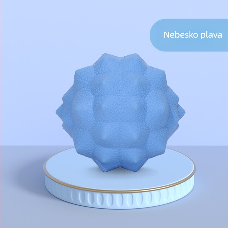 Fascična lopta za masažu — EVA lopta za masažu mišića, joga, luk stopala i masaža leđa; Wave Speed Ball, 150 g, Ji Unlimited.