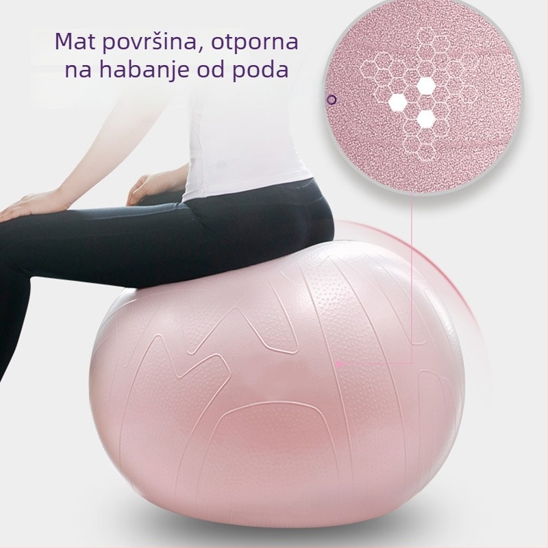 Joga lopta za djecu i trudnice – Fengda TPE fitness lopta za pripremu poroda, mršavljenje i oblikovanje tijela, debele stijene, otporna na eksplozije
