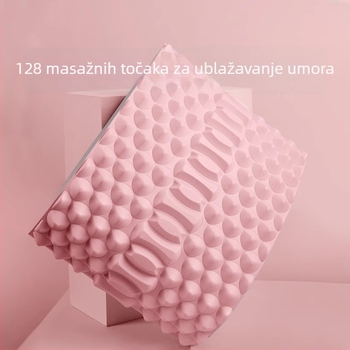 Uredaj za ublažavanje bolova donjeg dijela leđa: istezanje struka, masaža i opuštanje, korekcija kralježnice za jogu, vježbe otvaranja leđa, pomoćni jastuk za struk (Težina: 650 g / 1240 g)