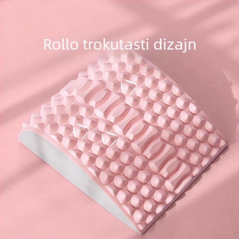 Uredaj za ublažavanje bolova donjeg dijela leđa: istezanje struka, masaža i opuštanje, korekcija kralježnice za jogu, vježbe otvaranja leđa, pomoćni jastuk za struk (Težina: 650 g / 1240 g)