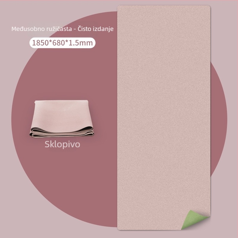 Joga mat Three Brahma; PU materijal, debljina 1,5 mm, težina 1500 g, protuklizna površina, geometrijski uzorak