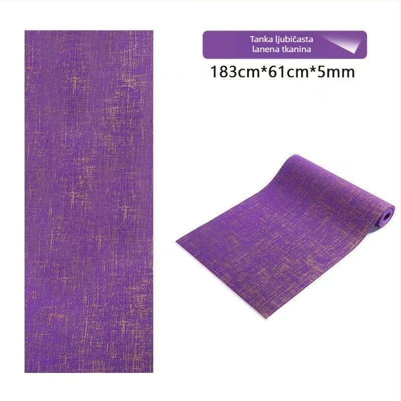 Joga prostirka Zhengmin, PVC, 5 mm, 1,5 kg, prilagodljiva