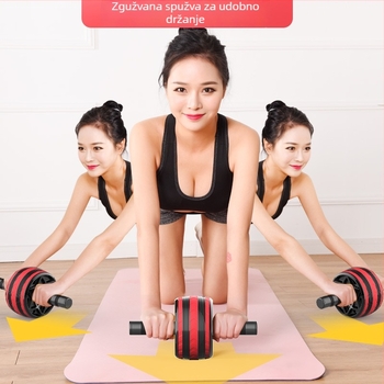 Kolo za trbušne mišiće, sklopivo, 0,6 kg, Model 2019-07-D01, pogodno za ured, vani i kod kuće