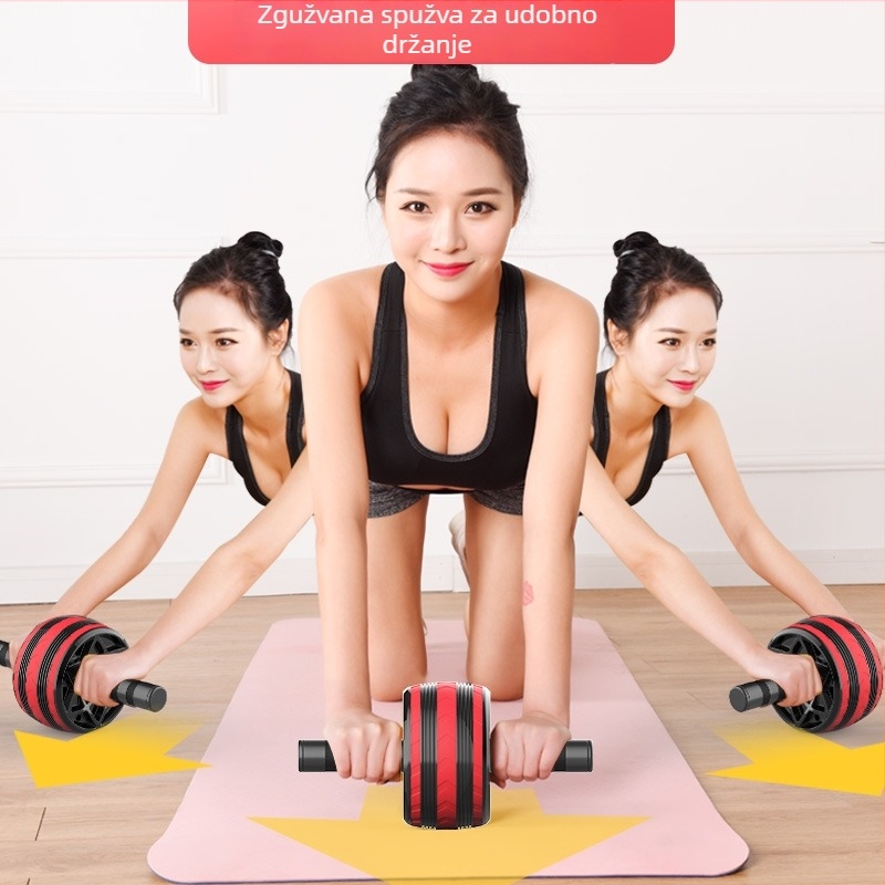 Kolo za trbušne mišiće, sklopivo, 0,6 kg, Model 2019-07-D01, pogodno za ured, vani i kod kuće