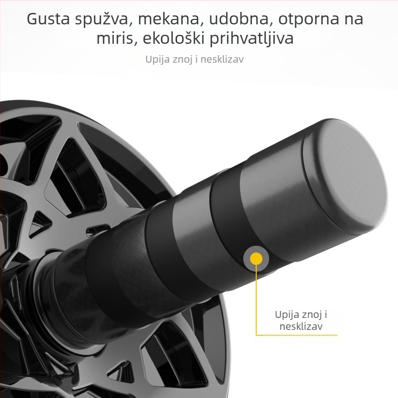 Kolo za trbušne mišiće, sklopivo, 0,6 kg, Model 2019-07-D01, pogodno za ured, vani i kod kuće
