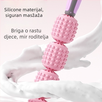 Štapić za masažu sa zubima vuka za djecu - opuštanje mišića, joga valjak, senzorna igračka (Kategorija proizvoda: Traka za istezanje/Joga užad; Materijal: Svila; Šifra artikla: F968796798MT7H; Kategorija: Dodaci za jogu; Podrijetlo: Drugo)