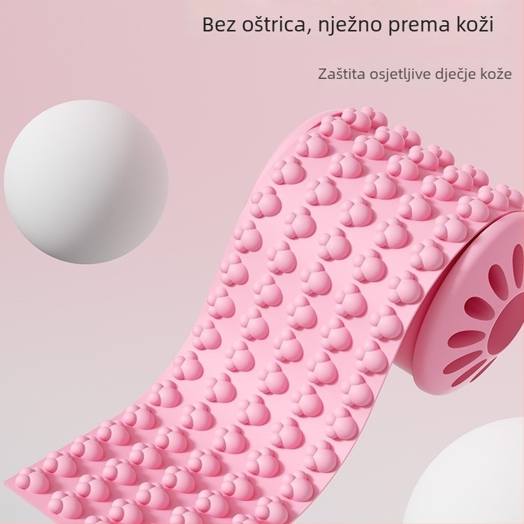 Štapić za masažu sa zubima vuka za djecu - opuštanje mišića, joga valjak, senzorna igračka (Kategorija proizvoda: Traka za istezanje/Joga užad; Materijal: Svila; Šifra artikla: F968796798MT7H; Kategorija: Dodaci za jogu; Podrijetlo: Drugo)