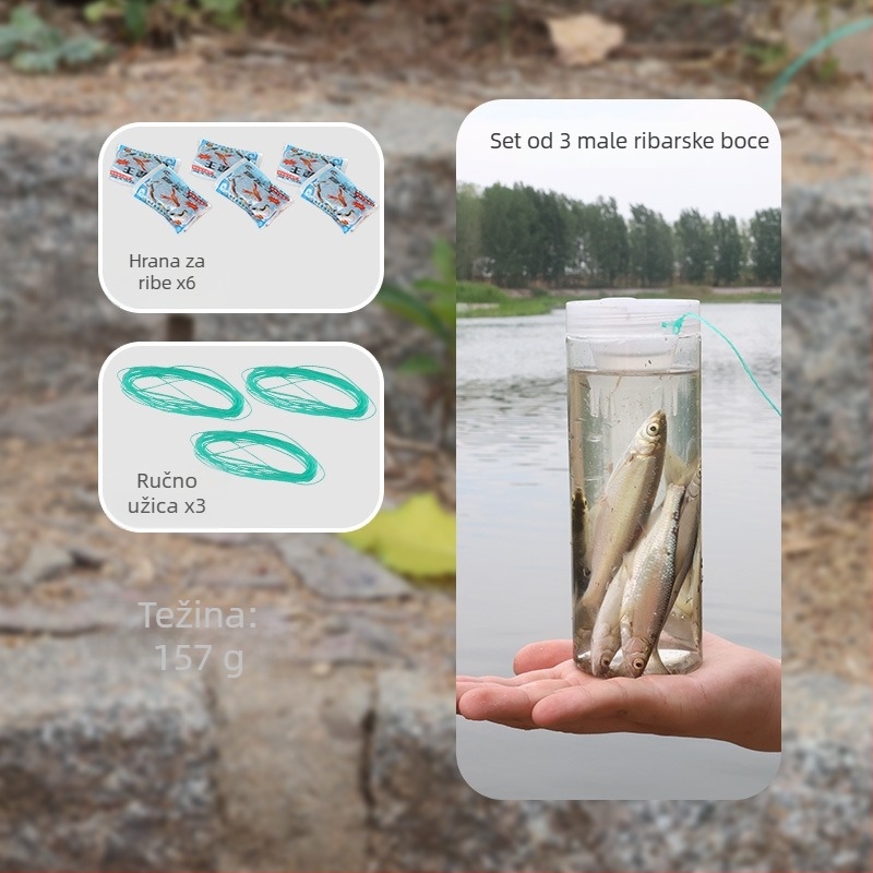 Dječja vanjska boca za ribolov, PET materijal, Pro-built