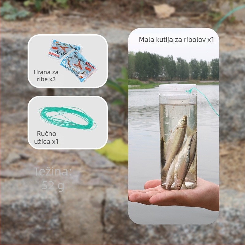 Dječja vanjska boca za ribolov, PET materijal, Pro-built