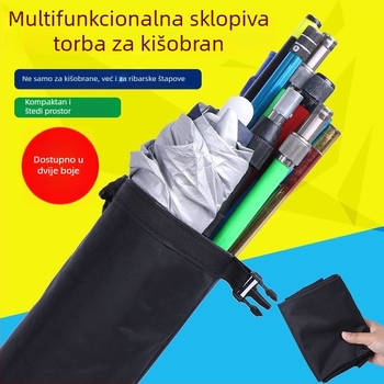 Torba za štap za ribolov i opremu (platno; velika kapaciteta; nije vodootporna)