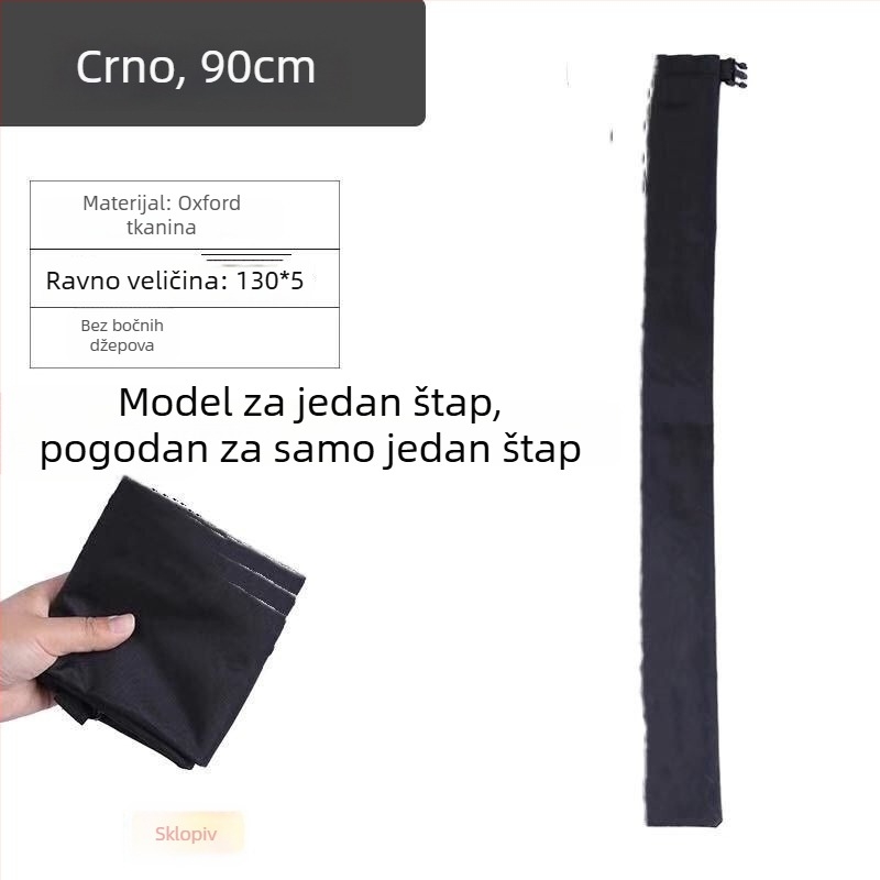 Torba za štap za ribolov i opremu (platno; velika kapaciteta; nije vodootporna)
