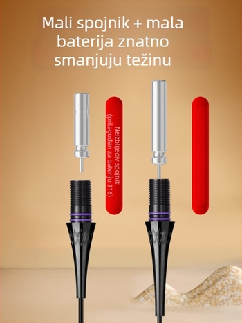 Elektronički plovak za ribolov Crown mark s LED osvjetljenjem, vertikalni drift, nanomaterijal, dnevno/noćni način