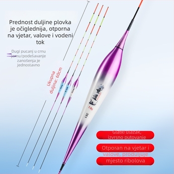 60 cm dugi elektronički svijetleći plovak, visoka osjetljivost, dnevno/noćna upotreba za šaranski ribolov