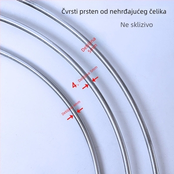 Nerđajućeg čelika glava mreže, prijenosna i sklopiva, oprema za ribolov Hongliang Fishing Tackle