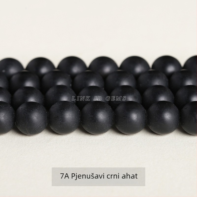 Crystal Jewelry 7A prirodne agatne perle, okrugle perle, DIY poluproizvodi za narukvicu