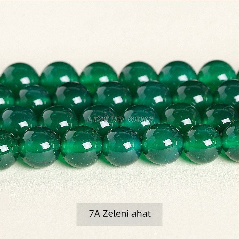 Crystal Jewelry 7A prirodne agatne perle, okrugle perle, DIY poluproizvodi za narukvicu