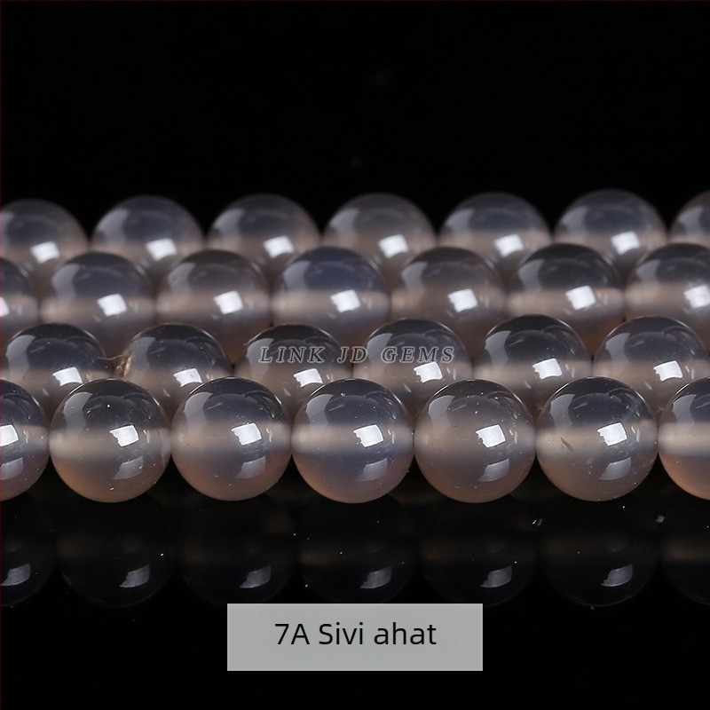 Crystal Jewelry 7A prirodne agatne perle, okrugle perle, DIY poluproizvodi za narukvicu