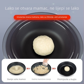 Trojedini set za mamce: otvorena posuda za mamce, posuda za miješanje i sklopiva posuda za mamce • Marka Giant Fin King • Materijal: Plastika