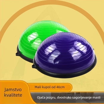 Joga lopta s polusfernim dizajnom – GYMBOPRO PVC, fitness oprema