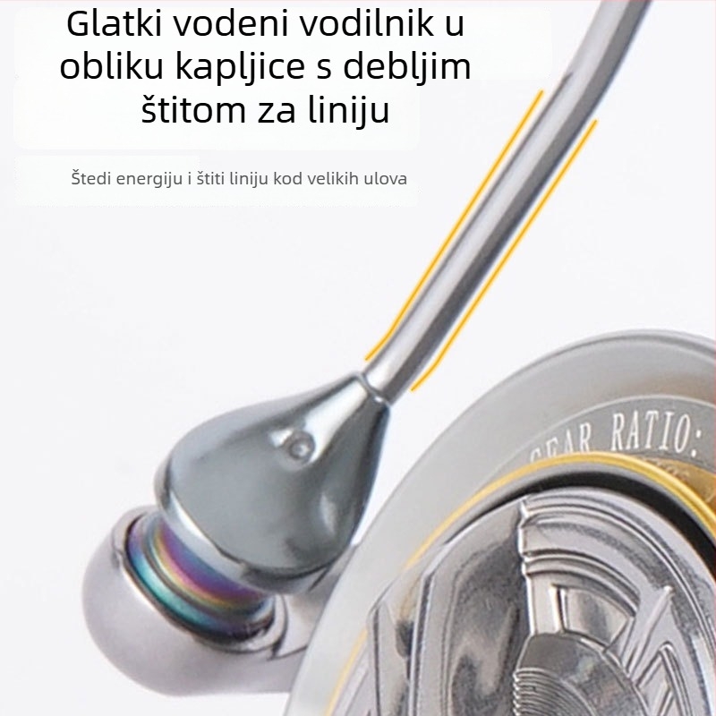 Songchuan navijak za ribolov za dugi domet, omjer prijenosa 4,8:1, 10 kom u kutiji