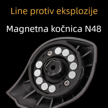 Kalio mulinet za ribolov s bubnjem – 4+1BB, potpuno metalna špulna, dugačak domet bacanja, univerzalna posuda za najlonsku liniju