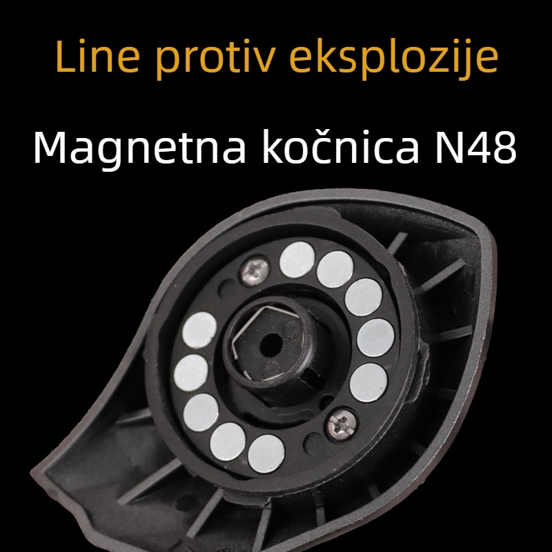 Kalio mulinet za ribolov s bubnjem – 4+1BB, potpuno metalna špulna, dugačak domet bacanja, univerzalna posuda za najlonsku liniju