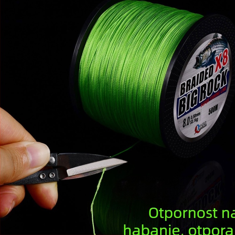 Yaoxin PE pletena ribolovna linija, čvrstoća 6, pakiranje 6 komada, glavna linija