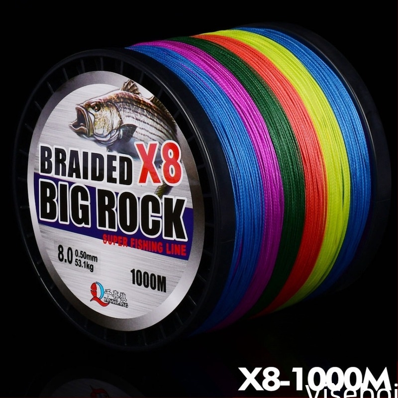 Yaoxin PE pletena ribolovna linija, čvrstoća 6, pakiranje 6 komada, glavna linija