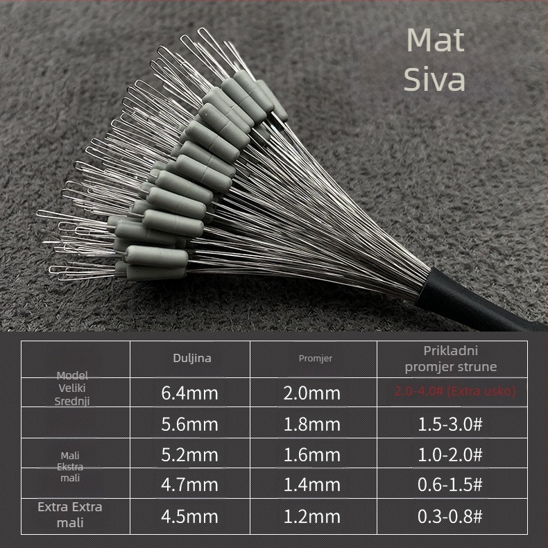 Zaključavajuće silikonske perle, svemirske grahice, set linije 010, velike, mat završnica, premium kvalitete