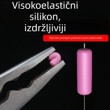 Weili silikonske svemirske perle za ribolov, 100 kom