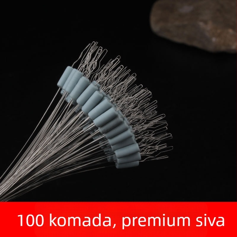 Weili silikonske svemirske perle za ribolov, 100 kom