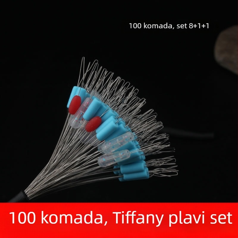 Weili silikonske svemirske perle za ribolov, 100 kom