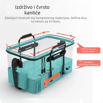 Sklopiva kanta za ribu - EVA materijal, Bruto težina 1