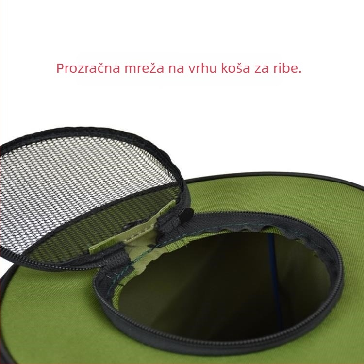 Ribarska kofa – vodootporna, sklopiva, ojačana, posuda za žive ribe