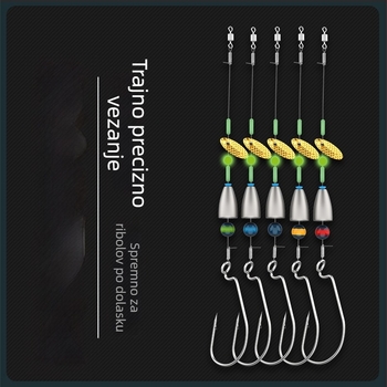 Texas rig komplet – Gediron, No. 1 udice s bodljama, 500 komada