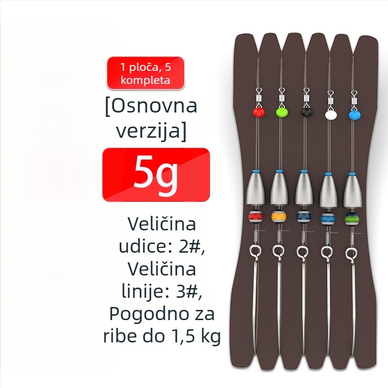 Texas rig komplet – Gediron, No. 1 udice s bodljama, 500 komada