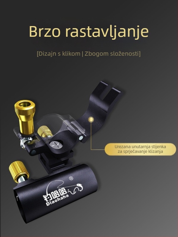 Set dodataka za stol pecanja Knight – aluminij-magnijev legura, trodijelni set, vijci protiv gubitka, toranj okvir, okvir zaštite ribe, okvir posude mamaca