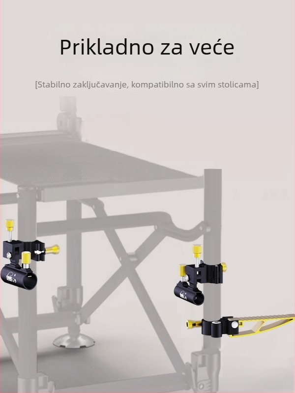 Set dodataka za stol pecanja Knight – aluminij-magnijev legura, trodijelni set, vijci protiv gubitka, toranj okvir, okvir zaštite ribe, okvir posude mamaca