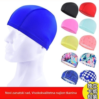 Plivačka kapa od najlona, visoka elastičnost, prozračna, s otiskom, unisex