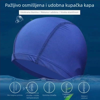 Plivačka kapa od najlona, visoka elastičnost, prozračna, s otiskom, unisex