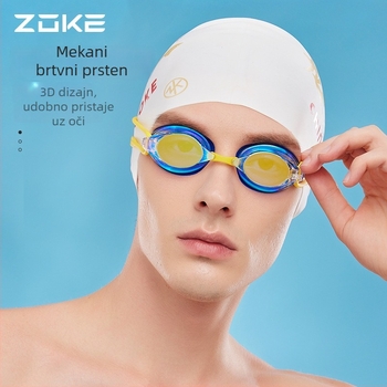 ZOKE antifog plivačke naočale - Unisex, PC leće