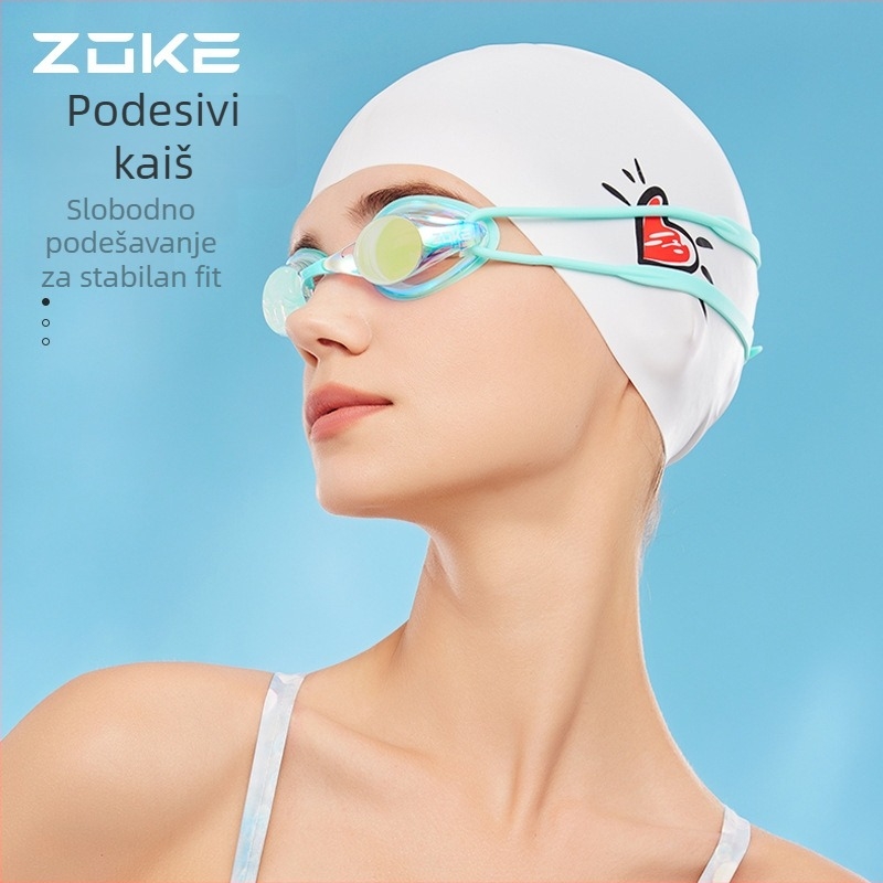 ZOKE antifog plivačke naočale - Unisex, PC leće