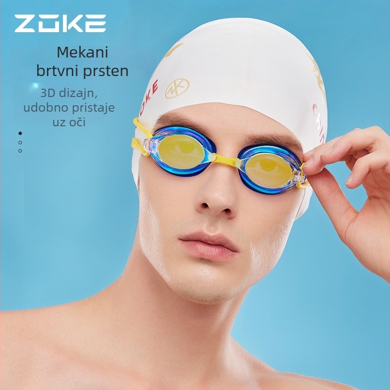 ZOKE antifog plivačke naočale - Unisex, PC leće