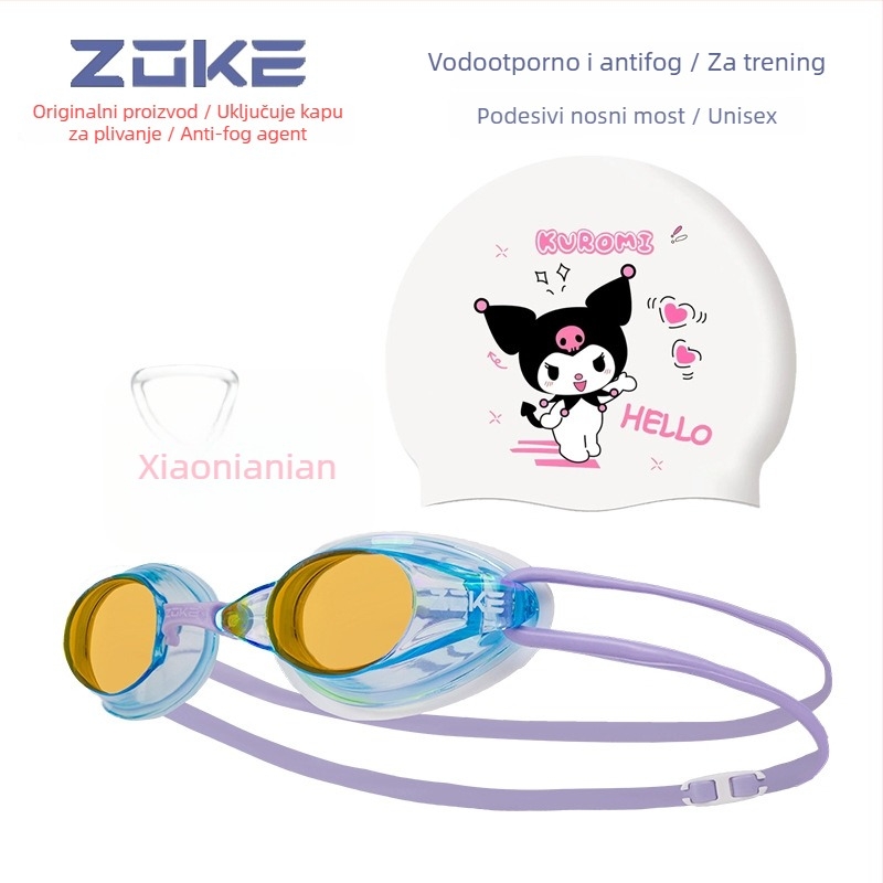 ZOKE antifog plivačke naočale - Unisex, PC leće